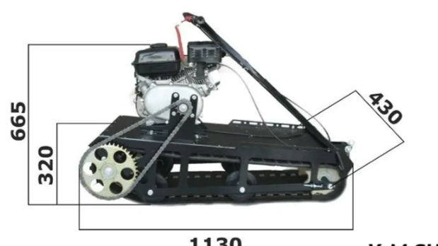 Мотобуксировщик XTREME-MOTORS "Конек-Горбунок" 6.5 л.с. в Геленджике