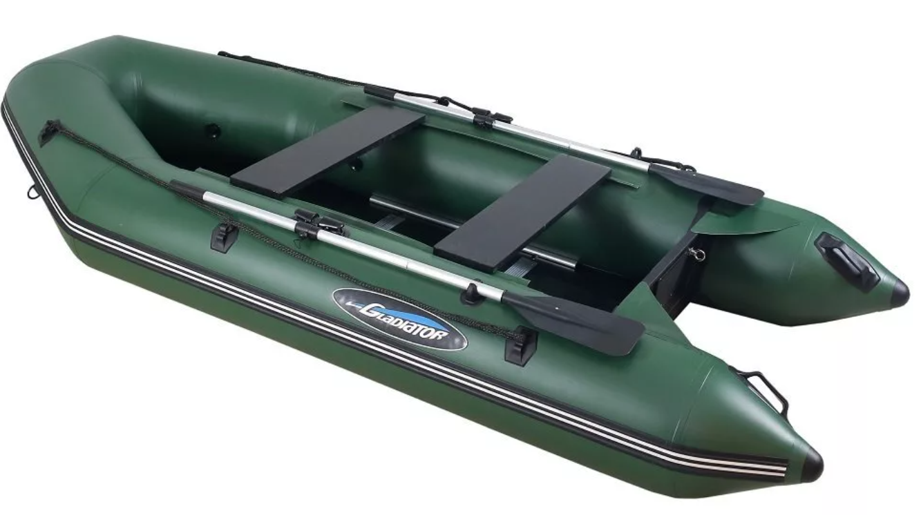 МОТОРНО-ГРЕБНАЯ ЛОДКА ПВХ GLADIATOR A 320 ТК С ФАНЕРНЫМ ПОЛОМ в Геленджике