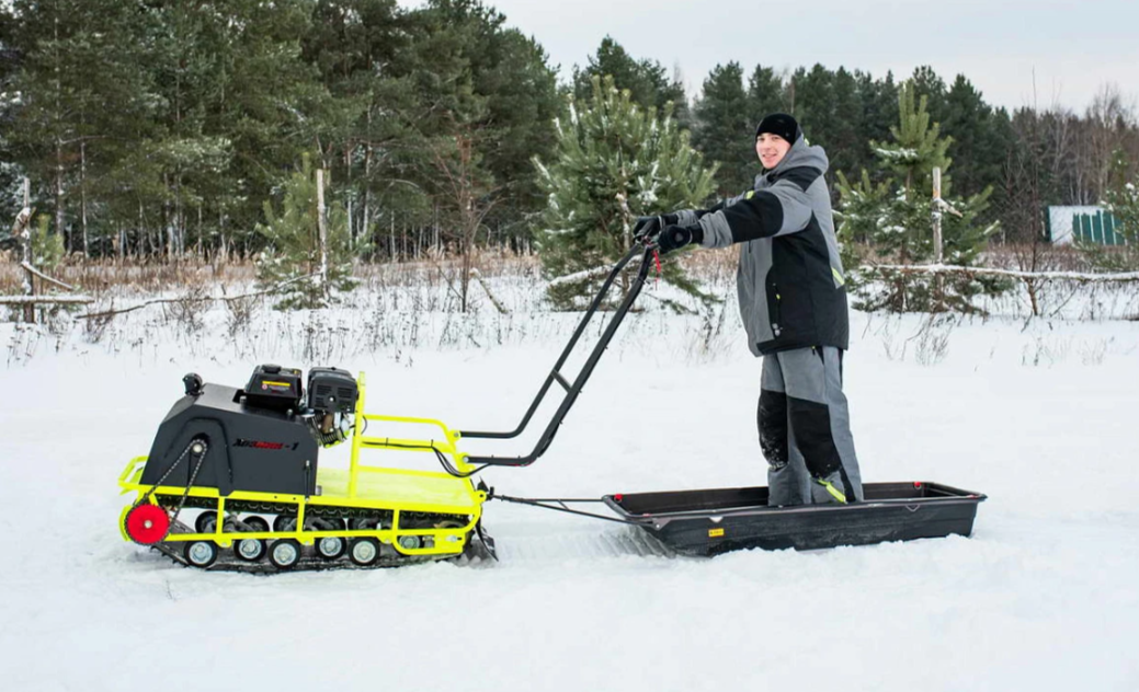 Мотобуксировщик Бурлак ХОЗЯИН-1 (капот металл) в Геленджике