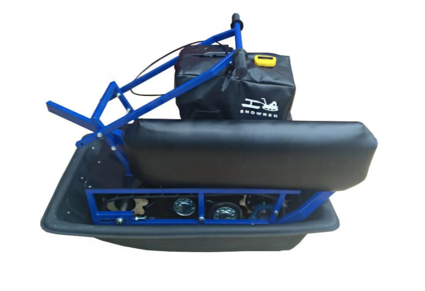 Мини-мотобуксировщик Альбатрос-М с фарой в Геленджике