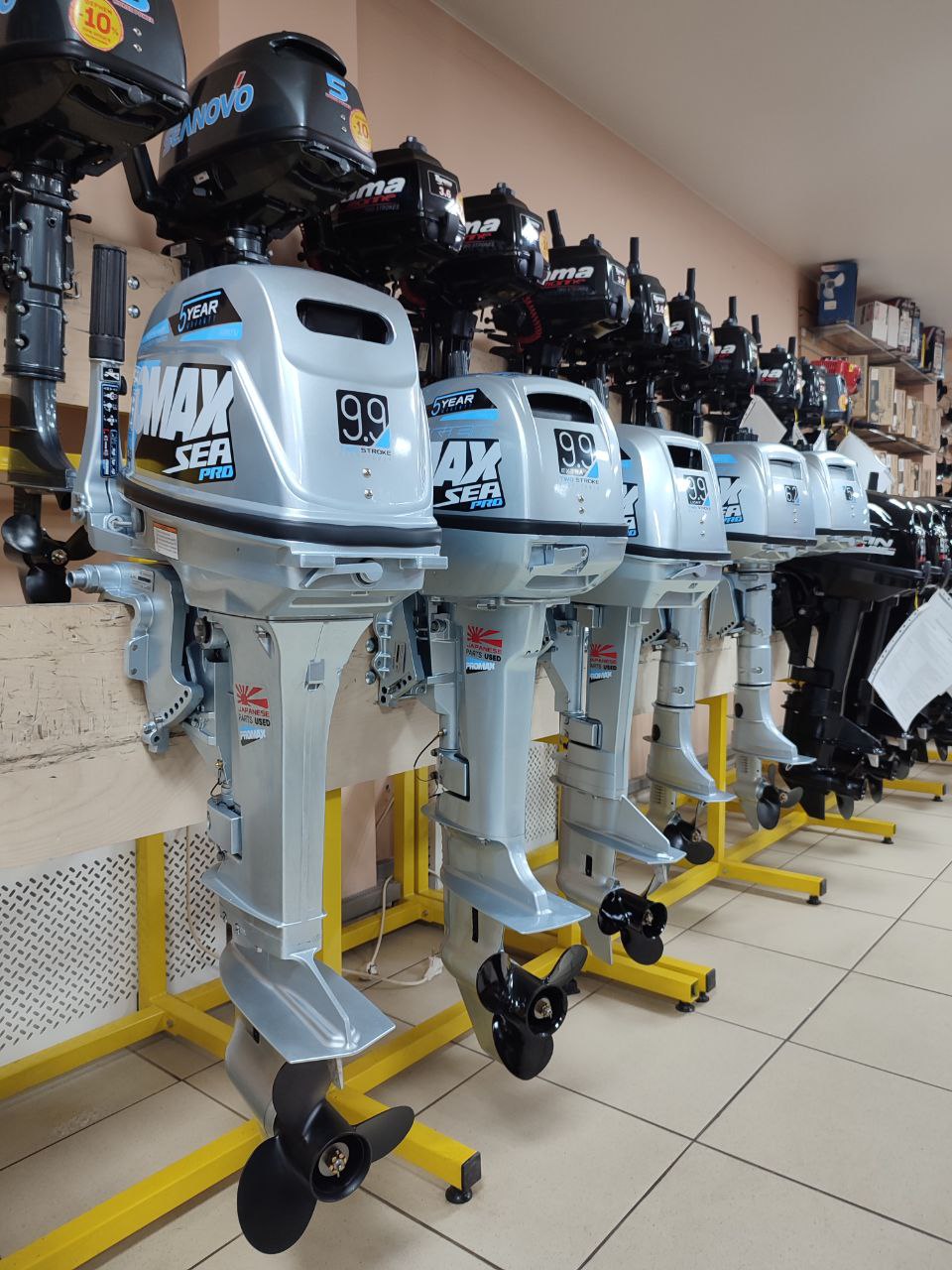 Лодочный мотор PROMAX SP5FHS (внешний бак 12 л) в Геленджике