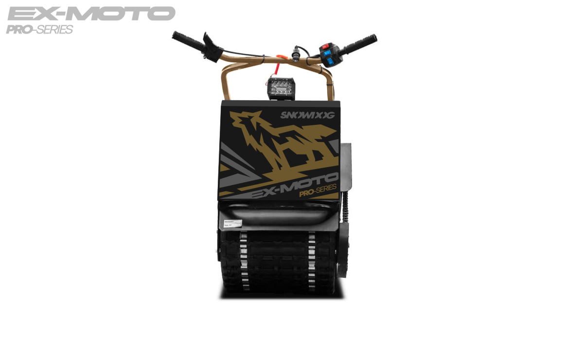 Мотобуксировщик EX-MOTO SNOWDOG S380 8л.с. в Геленджике