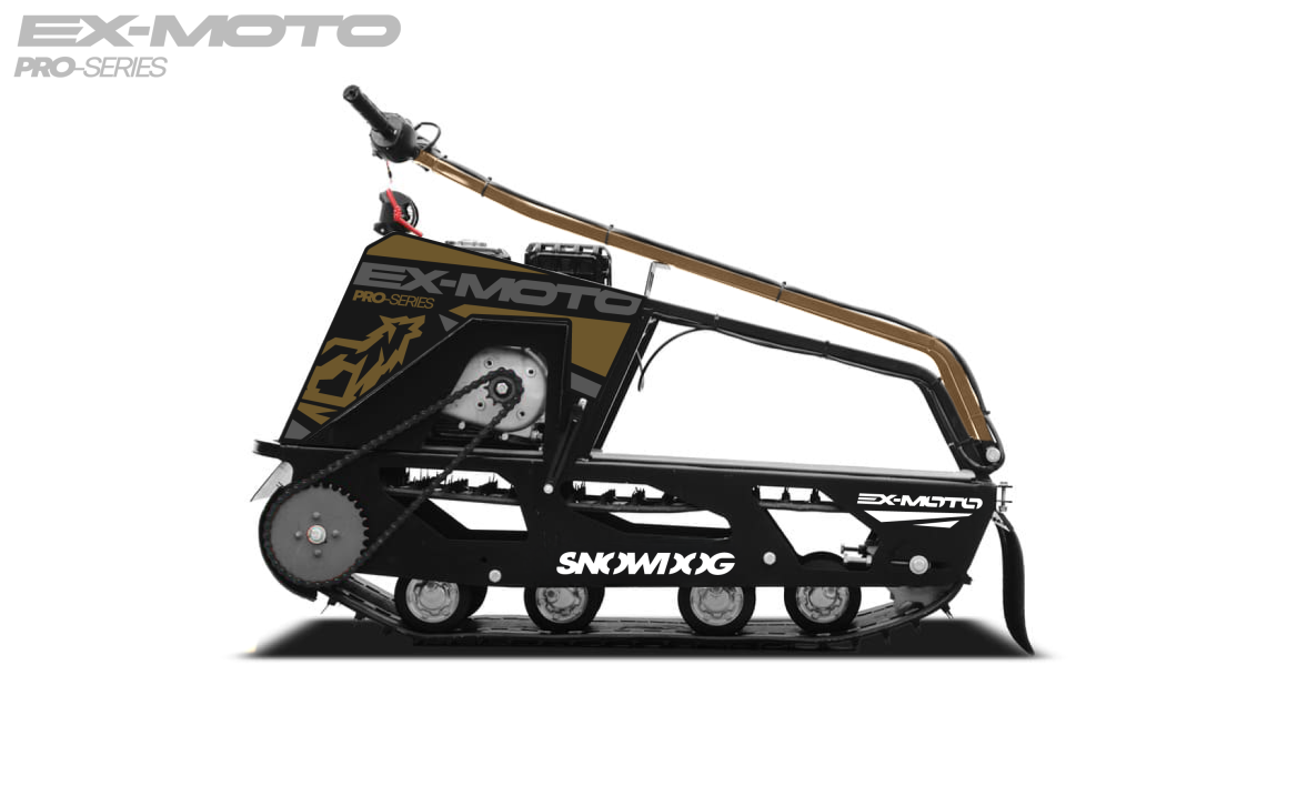 Мотобуксировщик EX-MOTO SNOWDOG S380 8л.с. в Геленджике