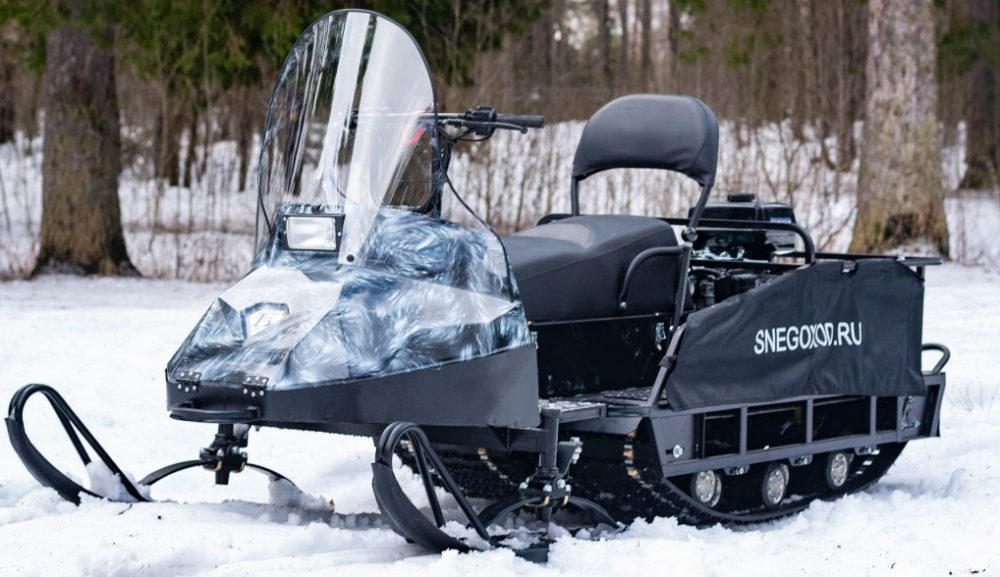 Миниснегоход Бурлак Егерь Экспедитор 15 л.с. , реверс, тормоз, капот белый в Геленджике
