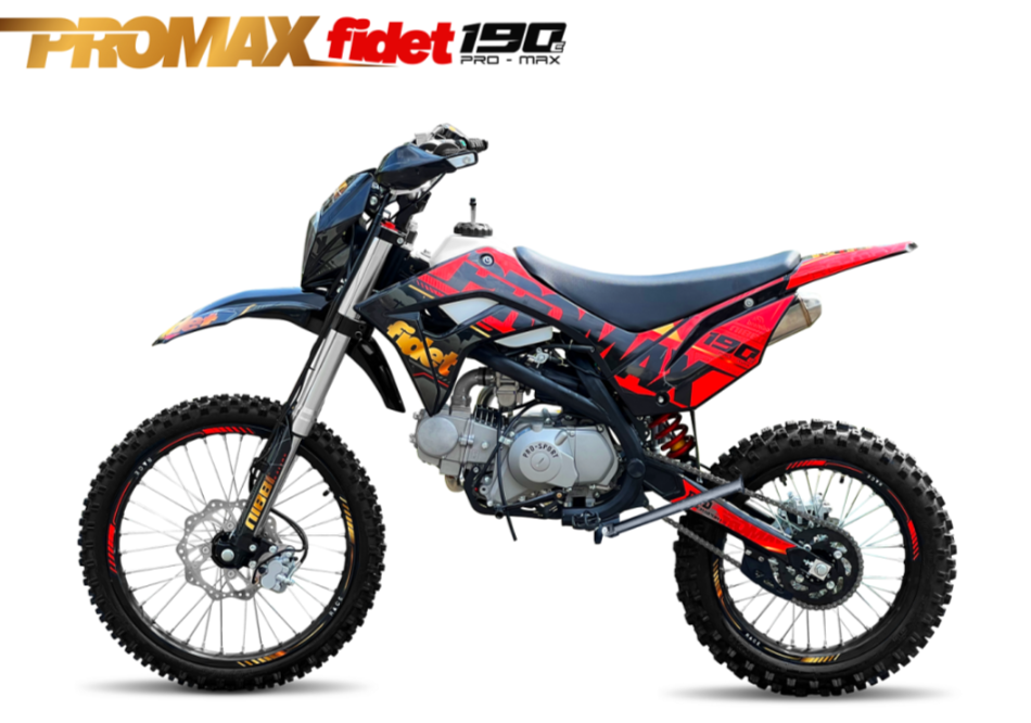 Мотоцикл (питбайк) PROMAX FIDET (ФАЙДЕТ) 190E MAX PRO LUX 19/16 в Геленджике