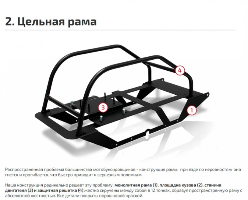 Мотобуксировщик НОРКА 380 MINI 9 л.с. в Геленджике