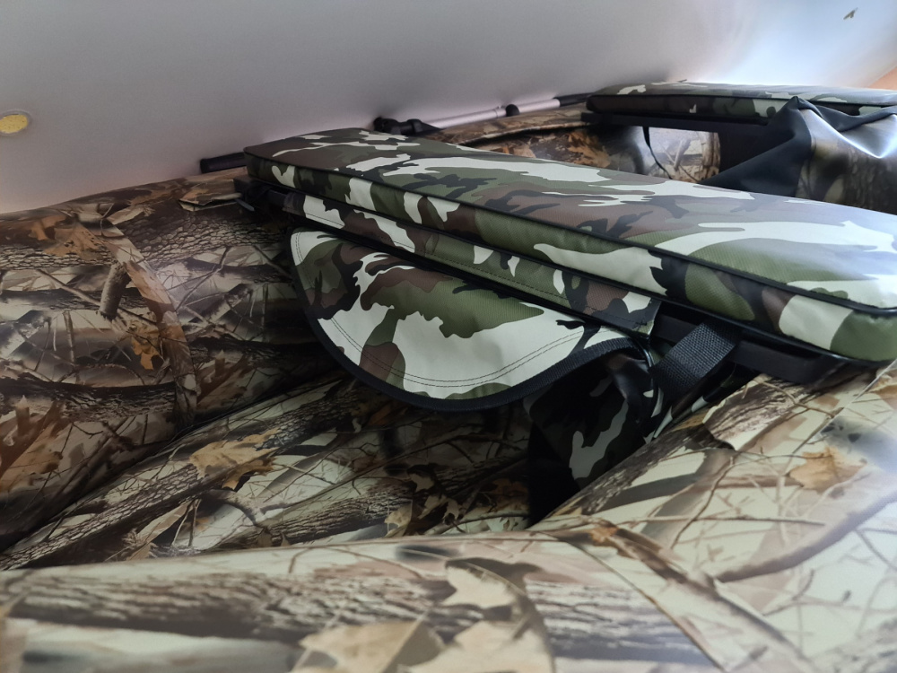 КОМПЛЕКТ МЯГКИХ НАКЛАДОК С СУМКОЙ ДЛЯ ЛОДОК 80Х20 КАМУФЛЯЖ в Геленджике