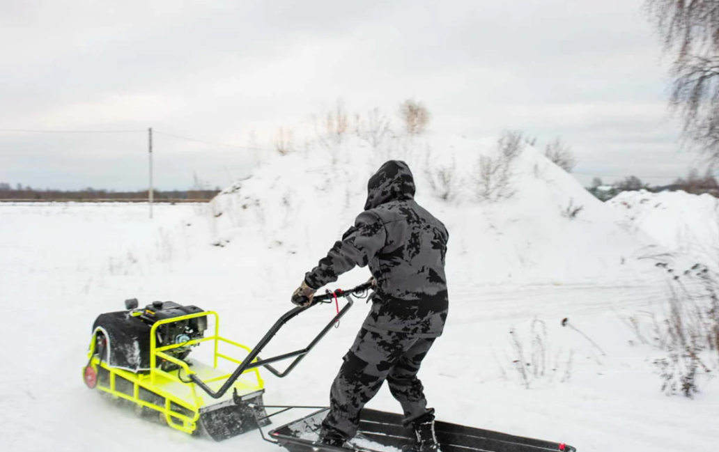 Мотобуксировщик Бурлак ХОЗЯИН-1 (капот металл) в Геленджике