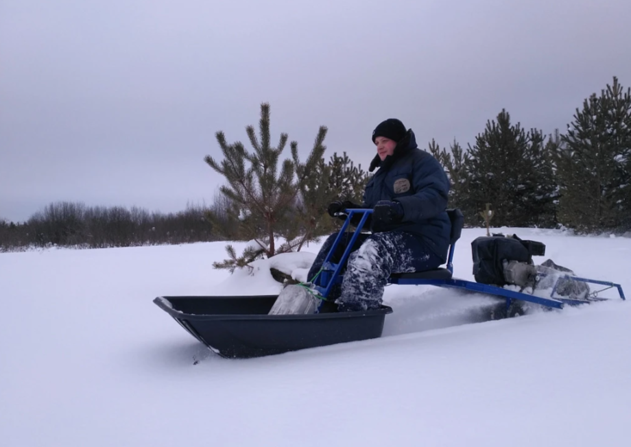 Мотобуксировщик толкач Альбатрос-XL8 с модулем. Без фары, тележки в Геленджике