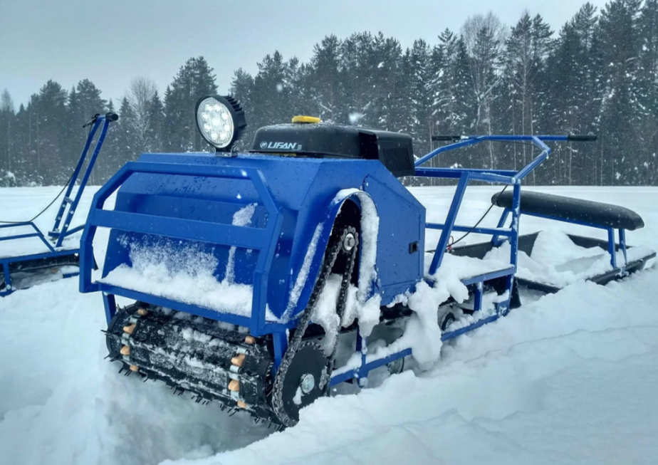 Мотобуксировщик Альбатрос-XLV 9 мини, тележки, 1250 мм в Геленджике