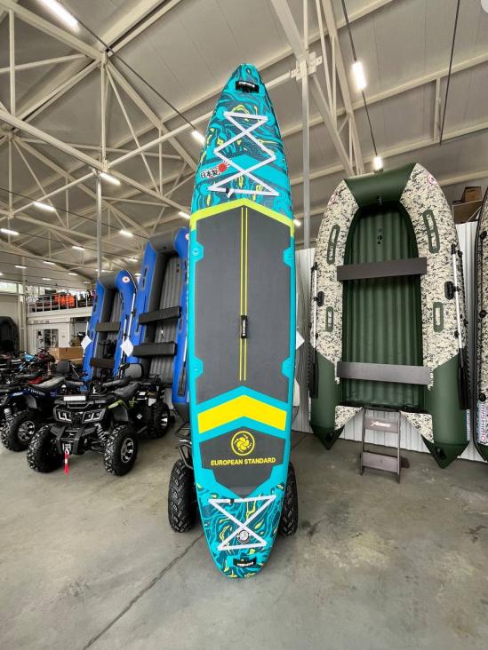SUP (САП) Доска MISHIMO PRO-MAX Light Teal 11,6’ (355см) в Геленджике