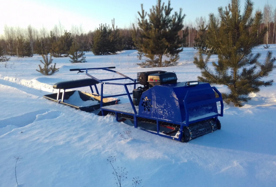 Мотобуксировщик Альбатрос-XLV 9 мини, тележки, 1250 мм в Геленджике