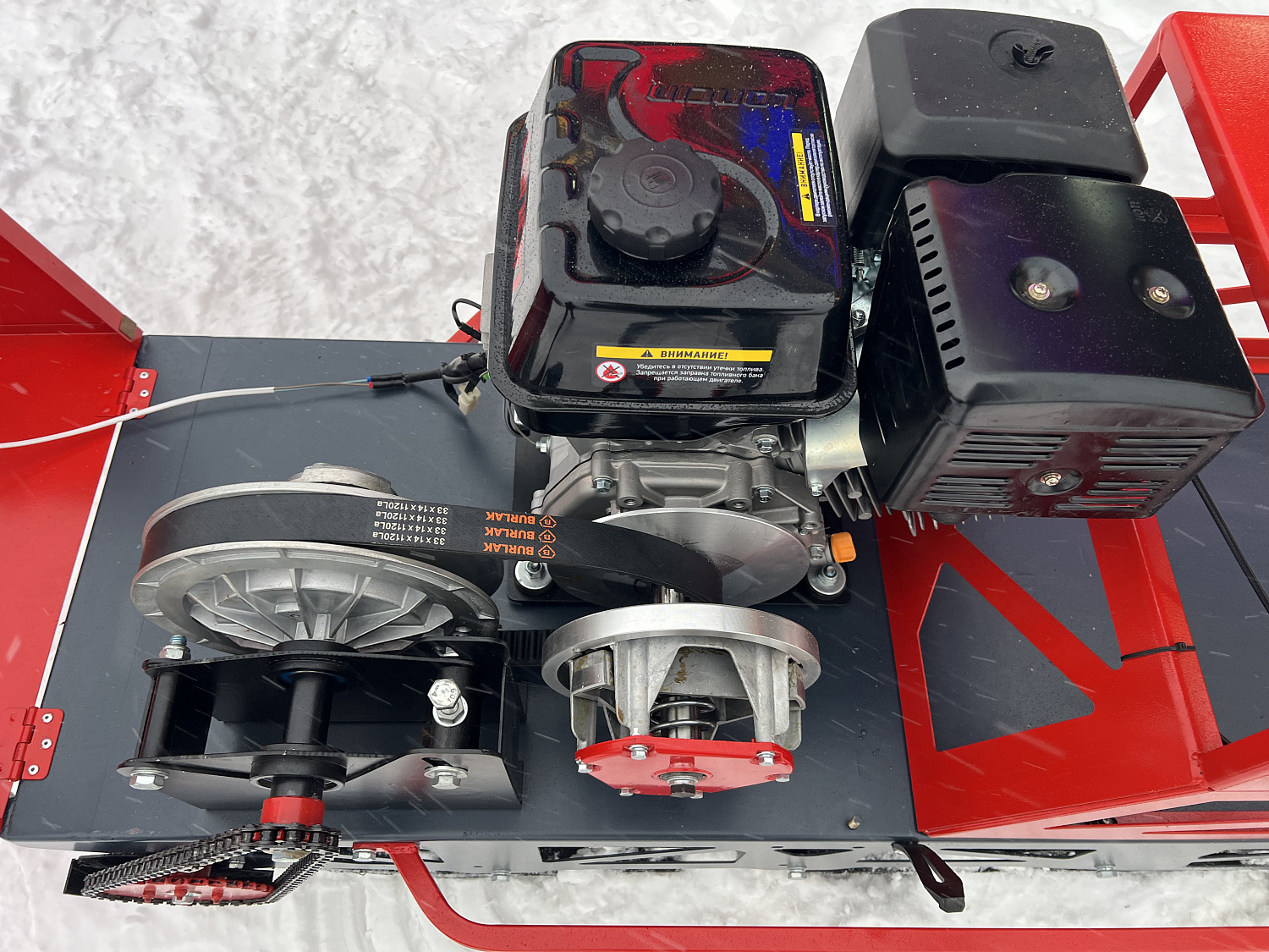 Мотобуксировщик EX-MOTO SNOWDOG S500 15л.с в Геленджике