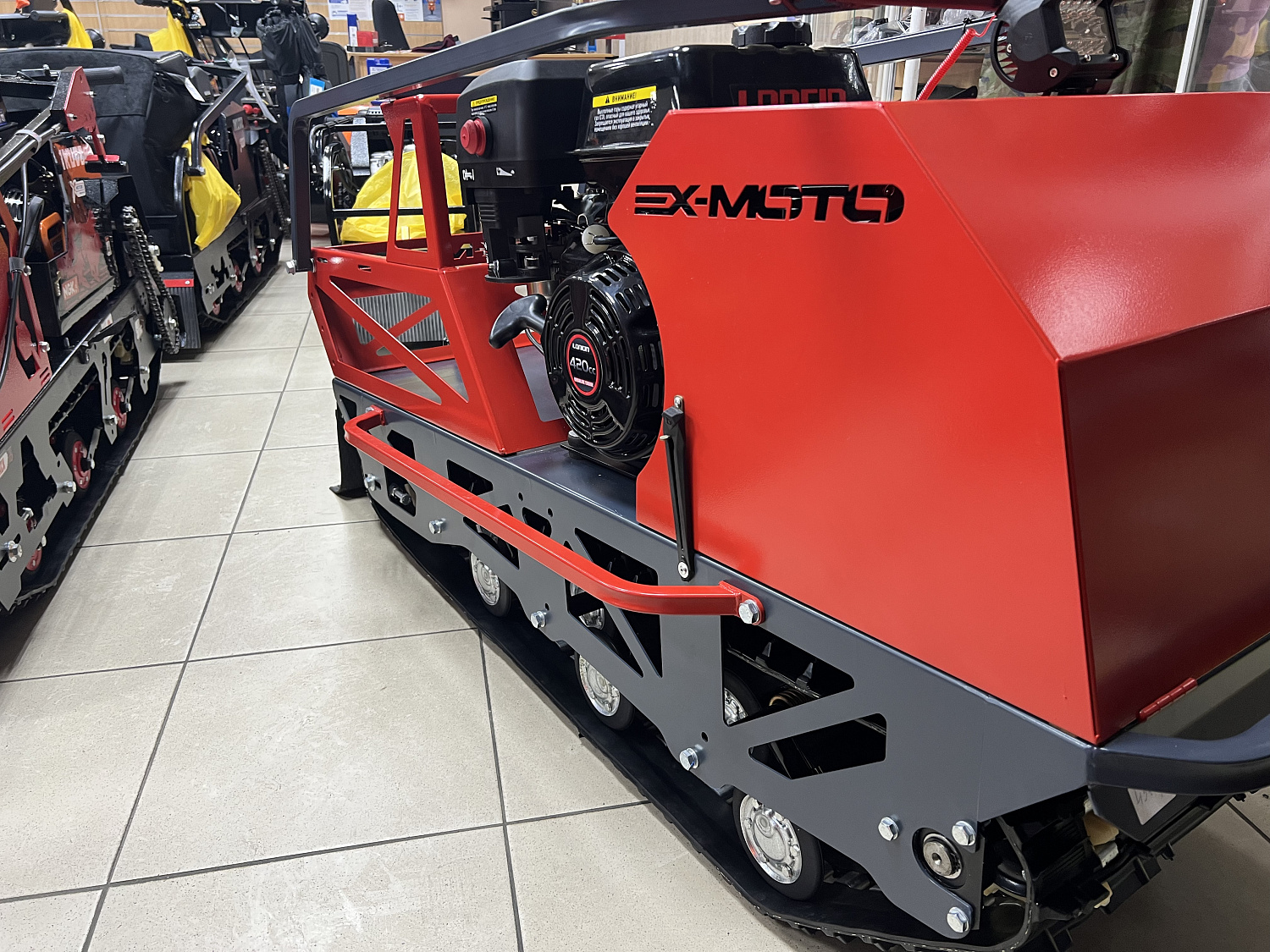 Мотобуксировщик EX-MOTO SNOWDOG S500 15л.с в Геленджике