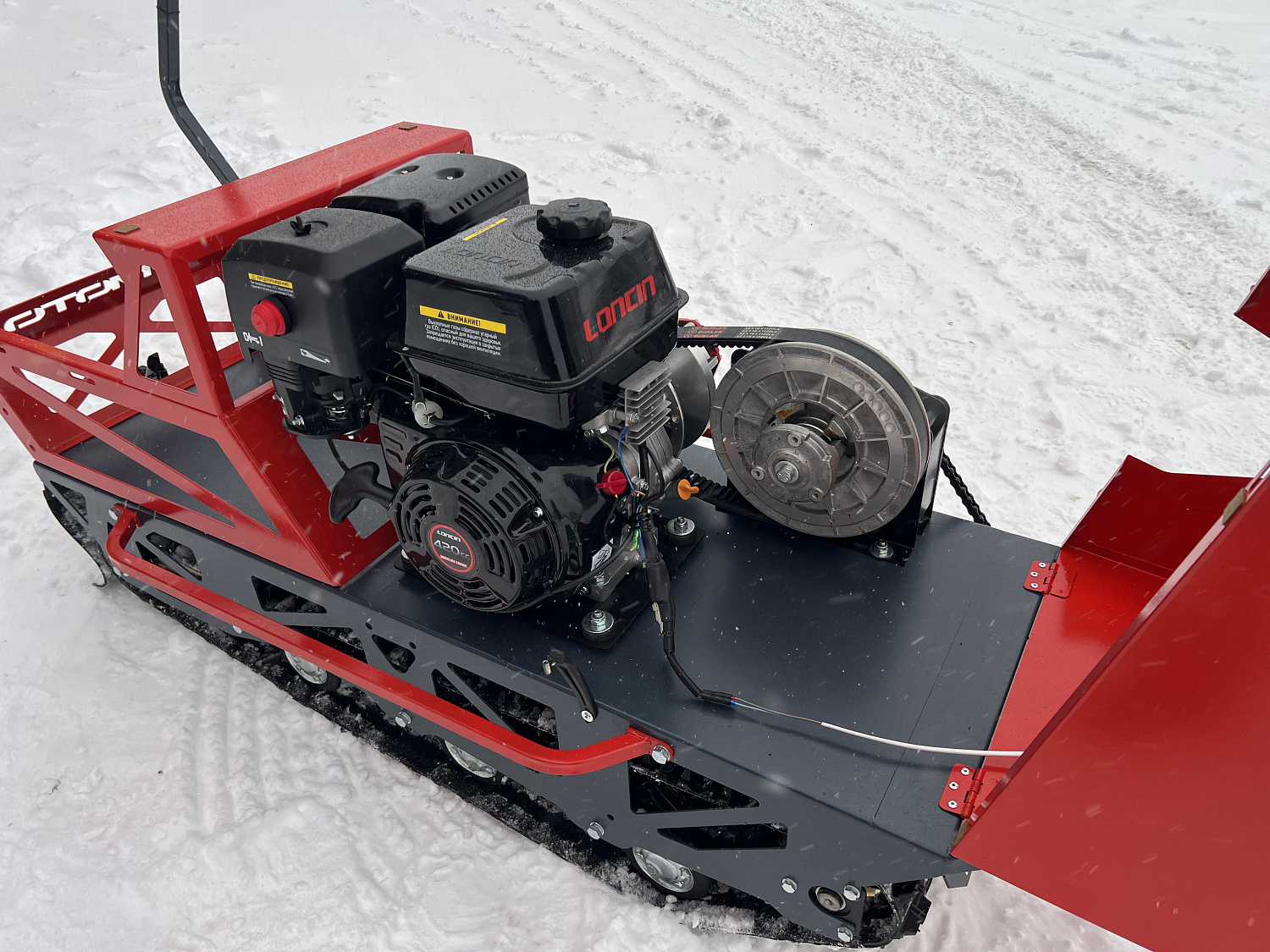 Мотобуксировщик EX-MOTO SNOWDOG S500 15л.с в Геленджике