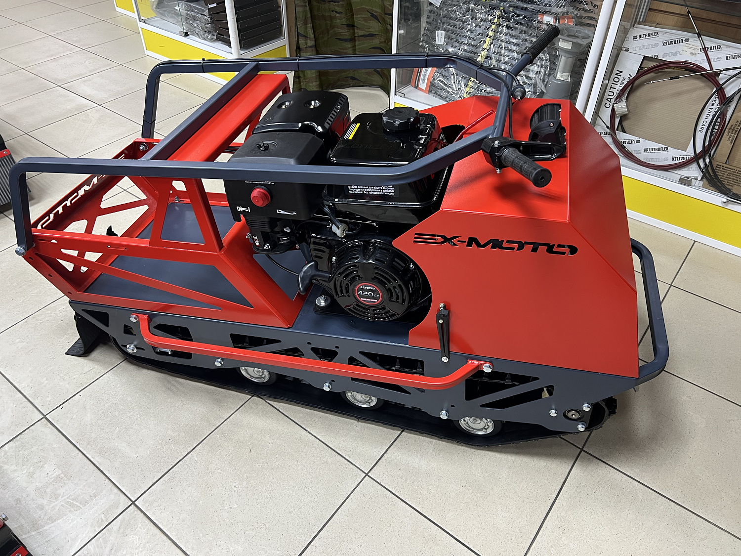 Мотобуксировщик EX-MOTO SNOWDOG S500 15л.с в Геленджике