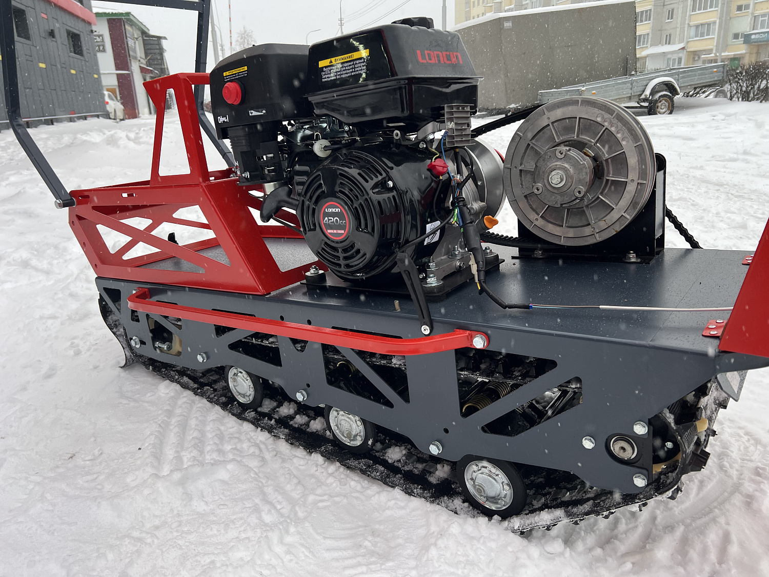 Мотобуксировщик EX-MOTO SNOWDOG S500 15л.с в Геленджике