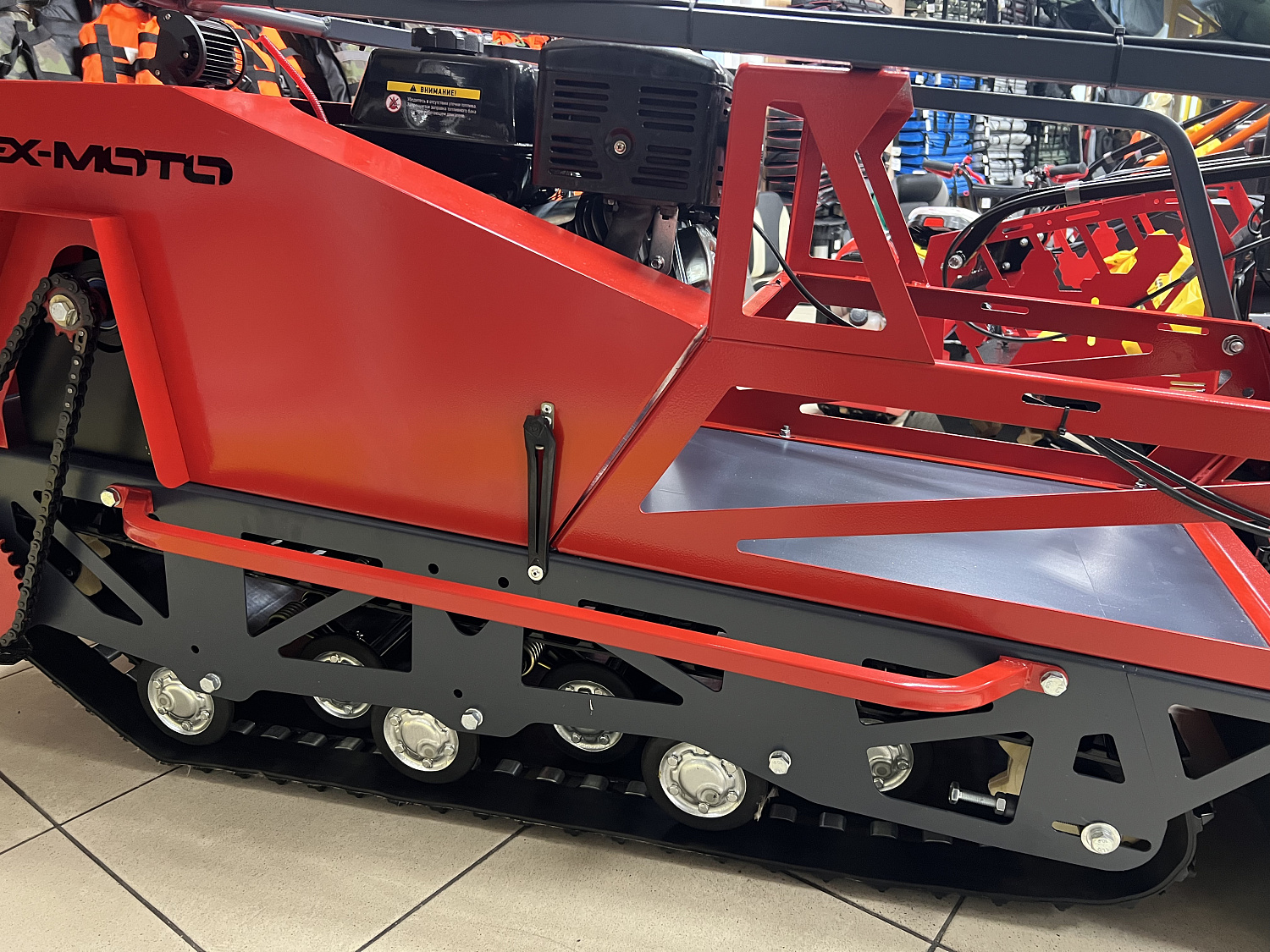 Мотобуксировщик EX-MOTO SNOWDOG S500 15л.с в Геленджике