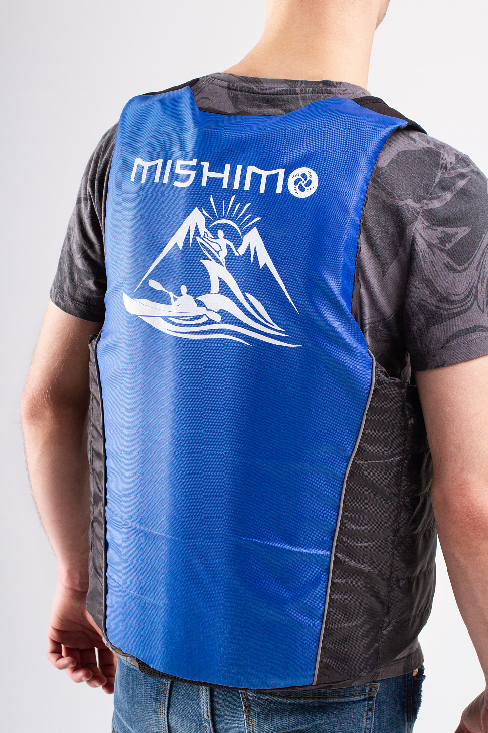 Жилет спасательный MISHIMO PRO Премиум качества Черно-синий в Геленджике