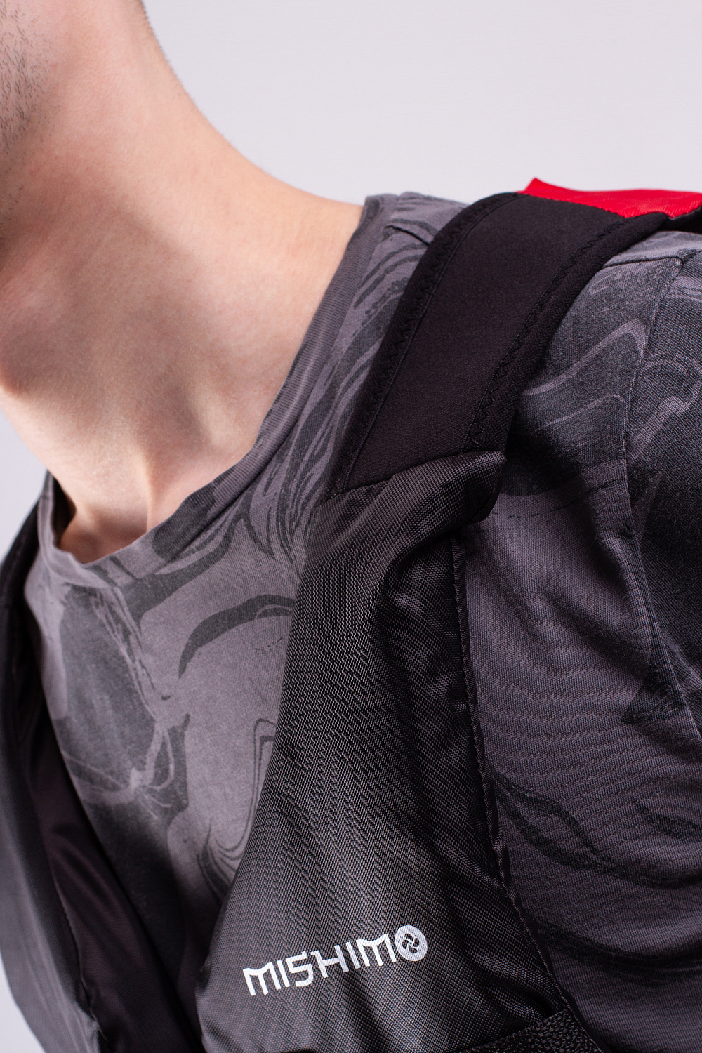 Жилет спасательный MISHIMO PRO Премиум качества Черно-красный в Геленджике